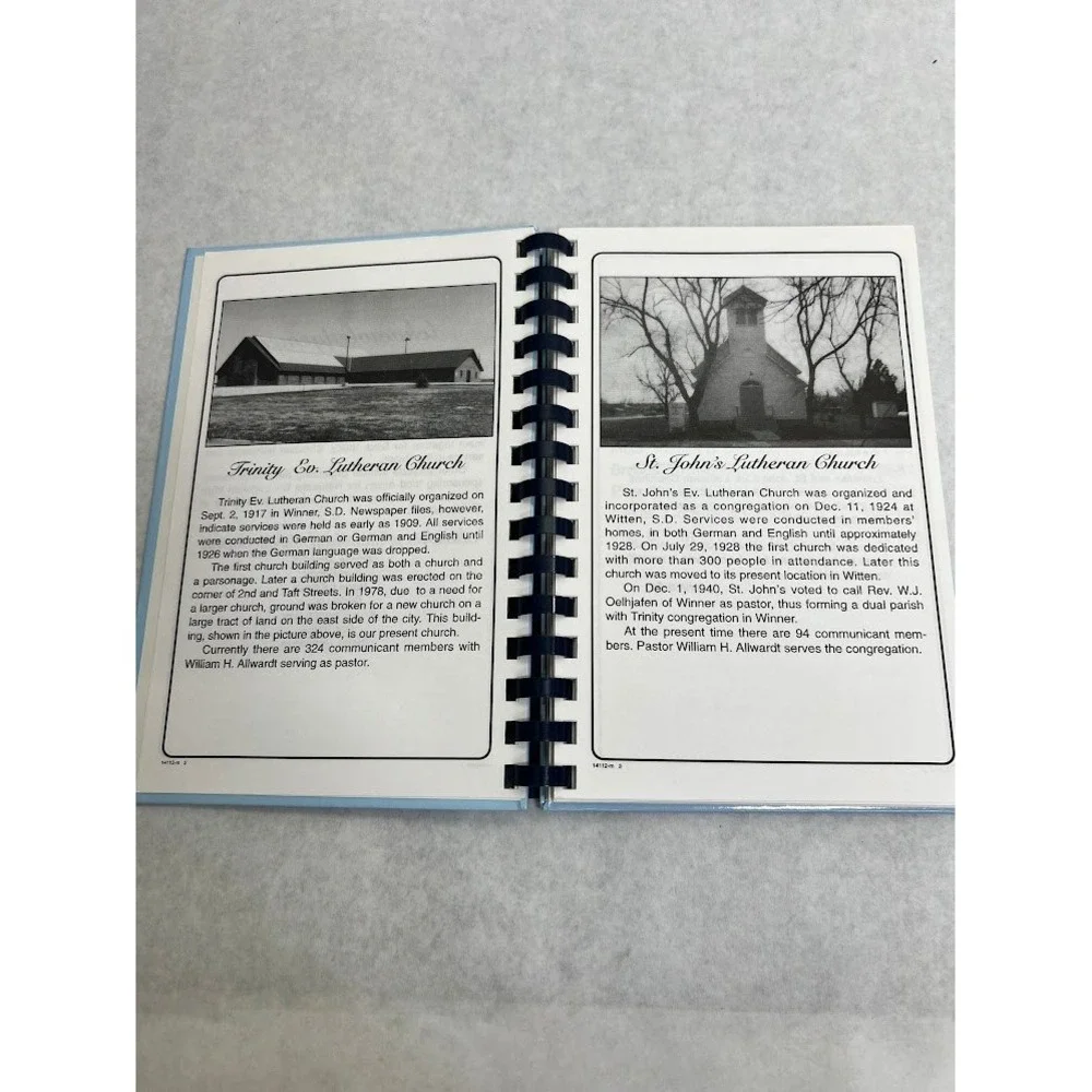Heavenly Delights Cookbook Trinity Lutheran Church Winner SD 1995 Spiral Bound